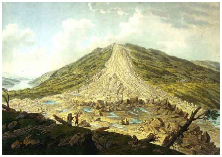 1806 - als der Berg ins Rutschen kam